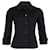 Dolce & Gabbana Button-Front Short Coat in Black Polyester  ref.1163989