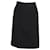Saia lápis Dolce & Gabbana na altura do joelho em algodão preto  ref.1163994