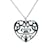 Autre Marque Halskette mit Arabesken-Herz-Anhänger Silber Geld Metall  ref.1164035