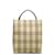 Burberry Check Canvas Tote Bag Yellow Cloth  ref.1164037
