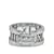 Tiffany & Co 18K Gold 3Anel Atlas Diamante P Prata Metal  ref.1164045