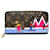 Louis Vuitton Zippy Wallet Toile Marron  ref.1164152