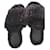 Pele de sandália Givenchy Cinza antracite Mohair  ref.1164233