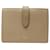 Céline Celine Medium Strap Wallet Beige Leather  ref.1164299
