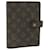 LOUIS VUITTON Monogram Agenda MM Day Planner Cover R20105 LV Auth ki3875 Cloth  ref.1164328