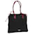 PRADA Hand Bag Nylon Black Red Auth 60533  ref.1164361
