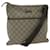 GUCCI GG Supreme Shoulder Bag PVC Leather Beige 141626 auth 60722  ref.1164422