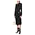 Robe chemise Bottega Veneta avec détail matériel Synthétique Noir  ref.1164477