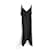 Philosophy di Lorenzo Serafini Black Draped Panel Dress Synthetic  ref.1164486