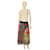 Etro Multicolor 100% Cotton Pleated Button Down Knee Length Midi Skirt Size 42 Multiple colors  ref.1166417