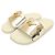 Giuseppe Zanotti Brett Logo Silver Leather Zip Slides Sandalen Schuhgröße 39 Silber - Ansicht 2
