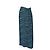 Gonna Kenzo in viscosa maxi lunga estiva con cravatta a portafoglio nera e blu 36 W. tasche - vista 3