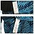 Gonna Kenzo in viscosa maxi lunga estiva con cravatta a portafoglio nera e blu 36 W. tasche - vista 5