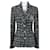 Chanel Veste en tweed noire avec patch CC la plus recherchée, nouvelle collection  ref.1167336