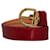 Cinturón Vernis con monograma rojo de Louis Vuitton Roja Cuero Charol  ref.1141987