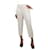 Autre Marque Pantaloni color crema decorati con paillettes - taglia M Crudo Cachemire  ref.1154209