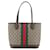 Gucci Brown Small GG Supreme Ophidia Shopping Tote Beige Cloth Cloth  ref.1161644