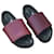 Céline CELINE  Sandals T.eu 38 leather Dark red  ref.1164620