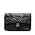 Borsa a tracolla con patta foderata classica in pelle di agnello Chanel piccola nera Nero  ref.1164780