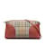 Red Burberry Haymarket Check Crossbody Bag Leather  ref.1164808
