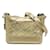 Bolsa Crossbody Chanel Pequena Metálica Gabrielle Dourada Dourado Couro  ref.1164841