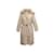 vintage Beige Balmain Fourrure-Trimmed Puffer Coat Taille US S  ref.1164863