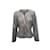 Giacca vintage grigia in lana e cashmere decorata Valentino taglia US 10 Grigio  ref.1164869