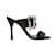Black Manolo Blahnik Embellished Heeled Sandals Size 40 Cloth  ref.1164876