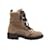 Autre Marque Taupe AllSaints Suede Combat Boots Size 38 Leather  ref.1164882