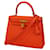 Hermès Hermes Kelly 25 Orange Leder  ref.1165493