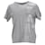 Tommy Hilfiger Womens Metallic Logo T Shirt Grey Cotton  ref.1165557