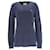 Tommy Hilfiger Essential-Pullover aus gewaschener Baumwolle für Herren mit Rundhalsausschnitt Blau  ref.1165566