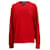Tommy Hilfiger Jersey de algodón de lujo con cuello en V para hombre Roja  ref.1165571
