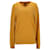 Tommy Hilfiger Mens Cotton Cashmere V Neck Jumper Yellow  ref.1165573