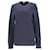 Tommy Hilfiger Suéter masculino de algodão mouline puro Azul marinho  ref.1165621