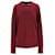 Tommy Hilfiger Mens Lambswool Crew Neck Jumper Red  ref.1165634