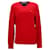 Tommy Hilfiger Suéter masculino de caxemira de algodão Pima Vermelho  ref.1165635