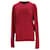 Tommy Hilfiger Jersey de cuello redondo de cachemira de algodón para hombre Roja  ref.1165636