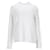 Tommy Hilfiger Womens Textured Organic Cotton Jumper in White Cotton  ref.1165641