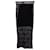 Dolce & Gabbana Falda midi de encaje con logo en la cintura en poliamida negra Negro Nylon  ref.1165657
