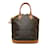 Louis Vuitton Monogram Lockit Vertical M40103 Brown Cloth  ref.1165716
