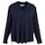 Blusa plissada Diane Von Furstenberg Sanorah em seda azul marinho  ref.1165721