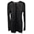 Dolce & Gabbana Allover DG Logo Tüll-Minikleid aus schwarzer Baumwolle  ref.1165731