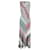 Vestido maxi listrado de malha de crochê Missoni em lã multicolorida Multicor  ref.1165738