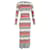 Vestido midi a rayas de punto gráfico Missoni en lana multicolor  ref.1165739