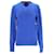 Tommy Hilfiger Jersey de hombre con cuello en V y seda de algodón orgánico Azul  ref.1165748