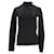 Tommy Hilfiger T-shirt da donna con collo alto e vestibilità slim essenziale Nero Cotone  ref.1165882