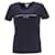 Tommy Hilfiger Top da donna in maglia a maniche corte, vestibilità regolare Blu navy Cotone  ref.1165885