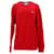 Tommy Hilfiger Tommy Hilifger Herren Tommy Classics Strickpullover aus roter Baumwolle  ref.1165916