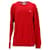 Tommy Hilfiger Tommy Hilifger Mens Tommy Classics Knitted Jumper in Red Cotton  ref.1165916